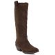 Damen-Cowboystiefel aus Leder, Schokoladenbraun, Big Star UU274521