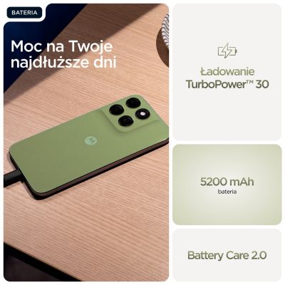 23. Motorola Moto G67, 17,3 cm (6,8 Zoll), Hybrid-Dual-SIM, Android 16.0, 5G, USB Typ-C, 4 GB RAM, 128 GB Speicher, 5200 mAh Akku, Grün