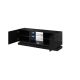 2. TV-Schrank QIU 160 MDF Hochglanzschwarz/Hochglanzschwarz