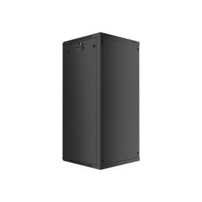 13. Lanberg WF01-6627-10B einteiliger Schrank (27 HE; 1300 mm / 600 mm / 600 mm; Wandmontage; Glas; 19 Zoll; schwarz)