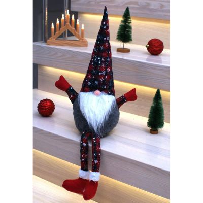 15. Dekorative Elster 30+20CM Grün Roter Stiel