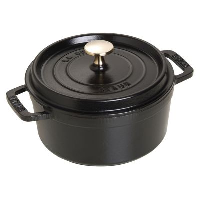 STAUB 40509-485-0 runder Gusseisentopf - schwarz 1,7 l