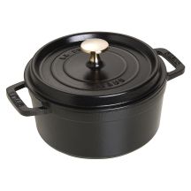 STAUB 40509-485-0 runder Gusseisentopf - schwarz 1,7 l