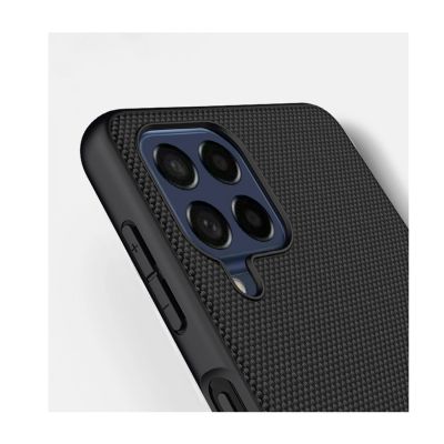 12. Nillkin Textured Case robuste, verstärkte Hülle mit Gelrahmen und Nylonrückseite für Samsung Galaxy M53 5G schwarz