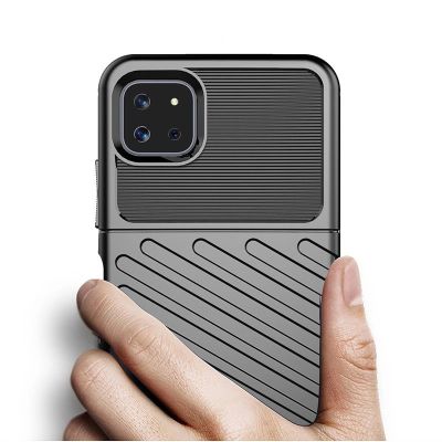 2. Thunder Case Flexibel Robuste Panzer Handyhülle TPU Schutzhülle für Samsung Galaxy A22 5G blau