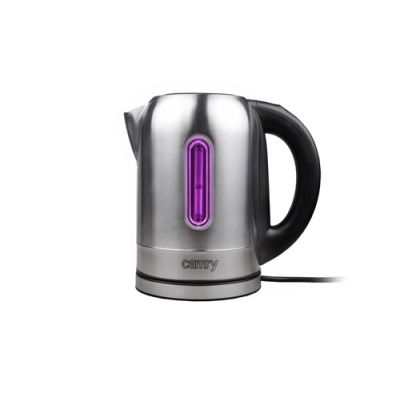 12. Wasserkocher Adler CR 1253 (2200 W, 1,7 l; Edelstahlfarbe)
