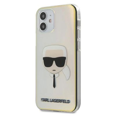 2. Karl Lagerfeld Schillernde Karl's Head Hülle für iPhone 12 mini - Mehrfarbig