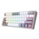 3. REDRAGON K617-RGB Fizz RGB Weiß/Grau USB-Tastatur Grau, Weiß