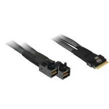 Inter-Tech SFF-8654 8i - 2x SFF-8643 24 Gbit/s Schwarz