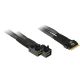 Inter-Tech SFF-8654 8i - 2x SFF-8643 24 Gbit/s Schwarz