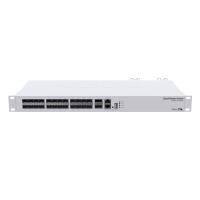 8. Mikrotik CRS326-24S+2Q+RM 25p Managed Fast/10G Switch