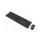 3. GEMBIRD Kabelloses Tastatur- und Maus-Set Silent Key Pro Business, Schwarz, US-Layout