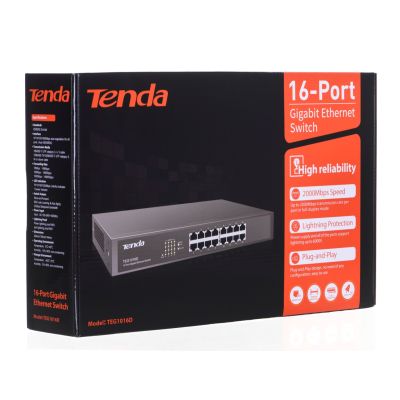 5. Switch Tenda TEG1016D (16x 10/100/1000 Mbit/s)