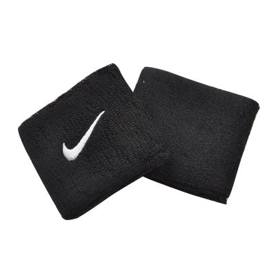 Nike Swoosh Wristbands Schweißbänder in schwarz