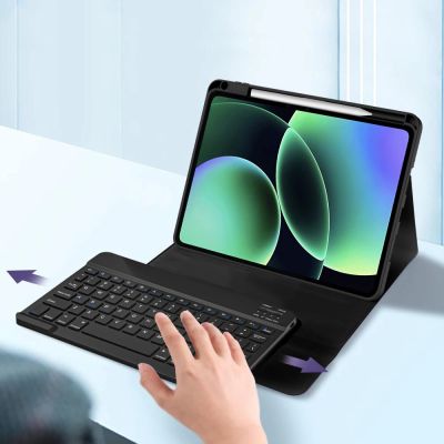 7. Tech-Protect SC Pen + Tastaturhülle für Xiaomi Pad 11,2" 7 / 7 Pro / 8 / 8 Pro - Schwarz