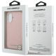 8. Karl Lagerfeld FW Stamped Karl MagSafe iPhone 16 Hülle - Pink