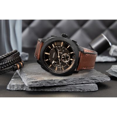 6. FOSSIL Machine Chronograph FS6101 Herrenuhr + Box