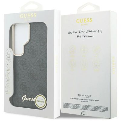8. Guess 4G Script MagSafe Hülle für Samsung Galaxy S26 Ultra - Schwarz