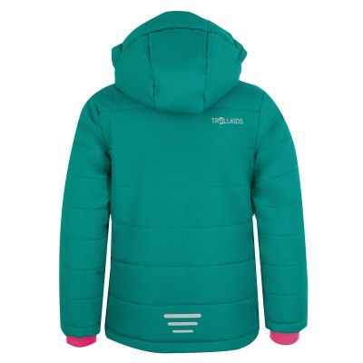2. Trollkids Kids Hemsedal Snow Jacket XT Winterskijacke mit Kapuze grün (513-312)