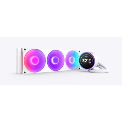 7. NZXT WASSERKÜHLER KRAKEN ELITE 360 RGB 2203-12J All-in-One 12cm Weiß 1 Stück.
