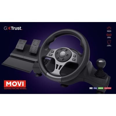 23. Trust GXT 289 MOVI Schwarzes Lenkrad
