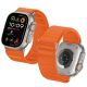 4. Tech-Protect Nylonarmband für Apple Watch 44 / 45 / 46 / 49 mm - Orange