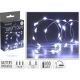 5. Batteriebetriebene Lichterkette mit 100 LEDs, kaltweiß