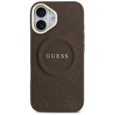 3. Guess Peony Hot Stamp MagSafe Hülle für iPhone 17 - Braun
