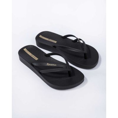 3. Ipanema Damen-Flip-Flops Bossa Soft V, bequem, schwarz, modisch