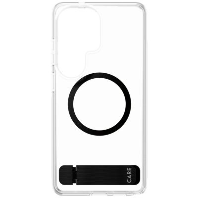 4. CARE by PanzerGlass Urban Explorer Transparente Hülle mit schwarzem Qi für Samsung Galaxy S26 Ultra - transparent