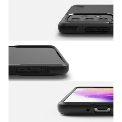 4. Ringke Onyx Durable TPU Cover für Samsung Galaxy A73 schwarz