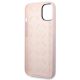 7. Guess Silikon Dreieck Hülle für iPhone 14 6.1" - Lila