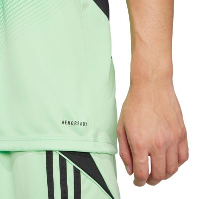 7. adidas Tiro 25 Competition Jersey Kurzarm Herren Torwarttrikot Grün JI9716