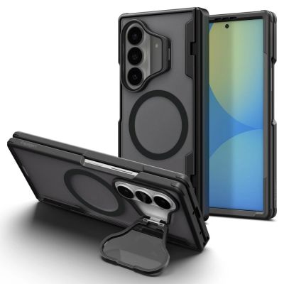 3. Spigen Optik Armor Pro MagSafe Hülle für Samsung Galaxy Z Fold 8 Ultra – Schwarz