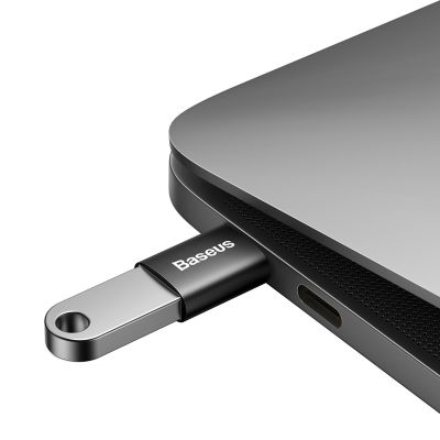 7. Baseus Ingenuity Series USB-C-zu-USB-A-10-Gbit/s-Adapter – Schwarz