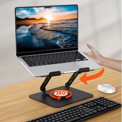 10. MEDIA-TECH VERSTELLBARER, DREHBARER, ERGONOMISCHER LAPTOPSTÄNDER ROTO MT2662