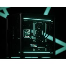 Jonsbo X400 PC-Gehäuse, Midi-Tower, ATX, gehärtetes Glas – grau