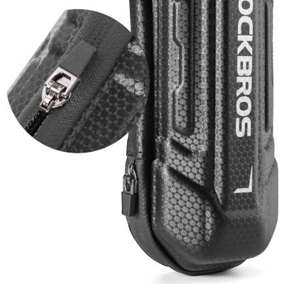 6. Rockbros 30990003001 Fahrradtasche für Trinkflaschenhalter – Schwarz