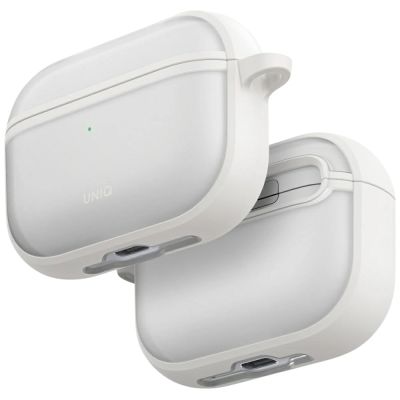 7. Uniq Veren Hülle für AirPods Pro 3 – Weiß