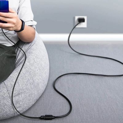 6. Ugreen USB-A (männlich) - USB-A (weiblich) Adapter Verlängerungskabel USB 3.0 5Gb/s 0,5m schwarz (US129)