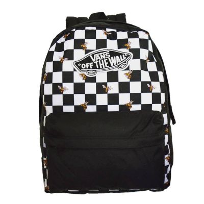VANS Realm Bee Checkerboard Jugend-Schulrucksack - VN0A3UI6YZT