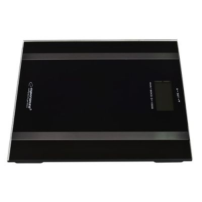 3. Esperanza SAMBA EBS018K Badezimmerwaage (schwarz)