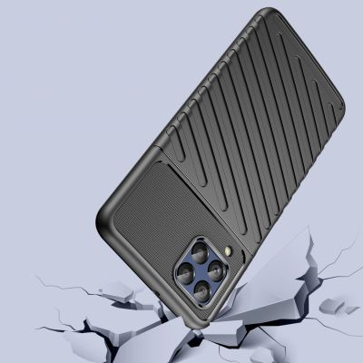 4. Thunder Case flexible gepanzerte Hülle für Samsung Galaxy M53 5G schwarz