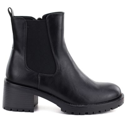 2. Damen-Ankle-Boots, gefüttert, schwarz, Potocki SZ12742