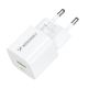4. Wozinsky WWCEAC GaN USB-A USB-C 33W Wandladegerät - Weiß