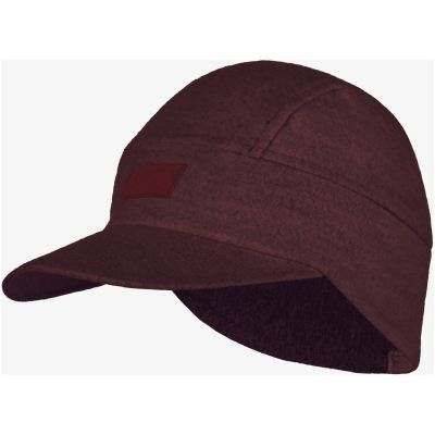Schirmmütze BUFF PACK MERINO FLEECE CAP MAROON – Einheitsgröße