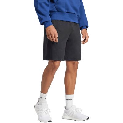 4. adidas Essentials Big Logo Single Jersey Shorts für Herren, Schwarz, IS6909