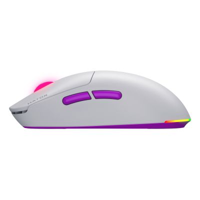 3. Hator Quasar 3 Ultra 8K Kabellose Gaming-Maus Weiß