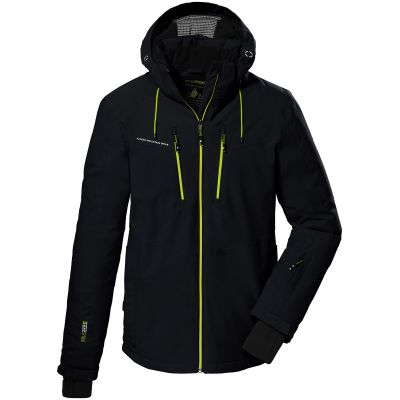 Killtec KSW 44 Herren Skijacke mit Kapuze Winter isoliert Sport Schwarz (38698/200)