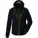 Killtec KSW 44 Herren Skijacke mit Kapuze Winter isoliert Sport Schwarz (38698/200)